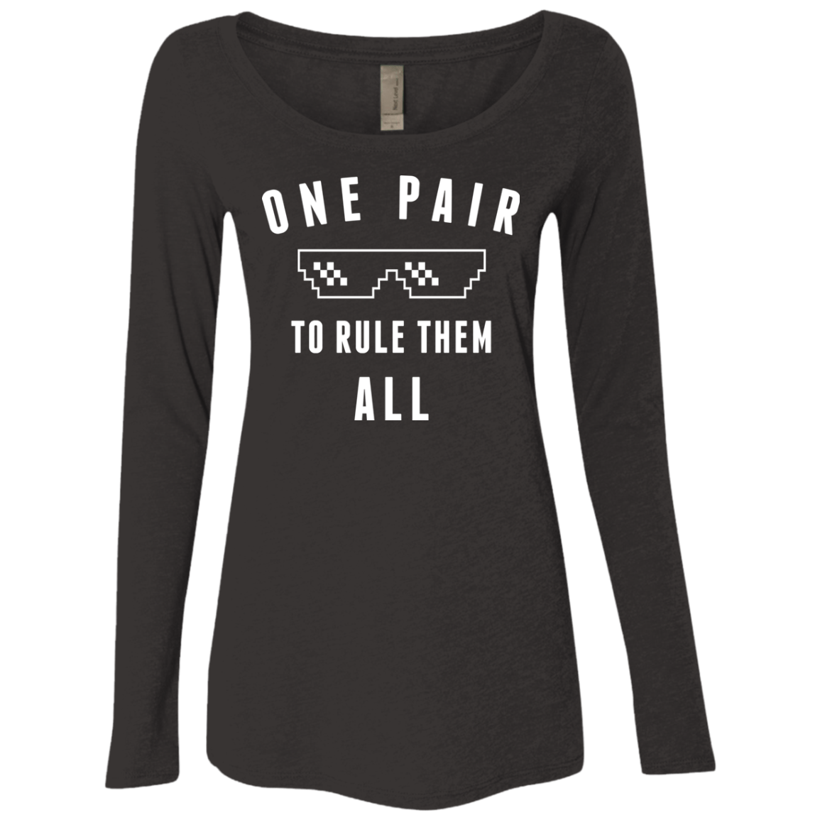 T-Shirts Vintage Black / Small One pair Women's Triblend Long Sleeve Shirt