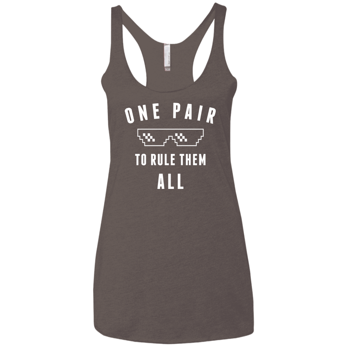 T-Shirts Macchiato / X-Small One pair Women's Triblend Racerback Tank