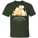 T-Shirts Forest / S One Red Fox In The Forest T-Shirt