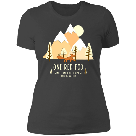 T-Shirts Heavy Metal / S One Red Fox In The Forest Women's Premium T-Shirt