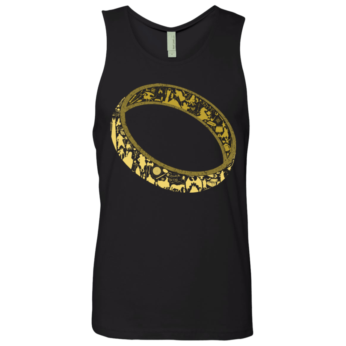 T-Shirts Black / Small One Ring Men's Premium Tank Top