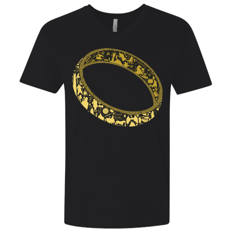 T-Shirts Black / X-Small One Ring Men's Premium V-Neck