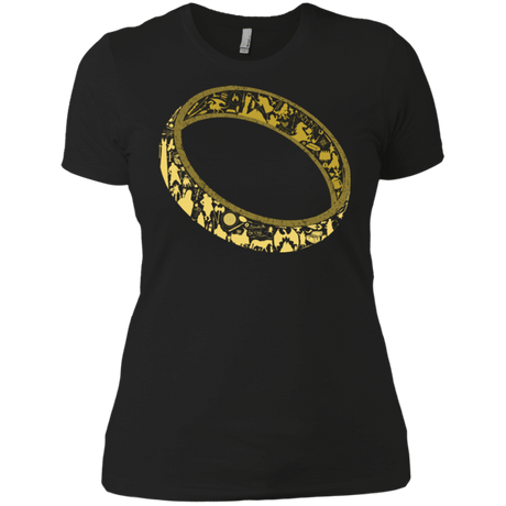 T-Shirts Black / X-Small One Ring Women's Premium T-Shirt