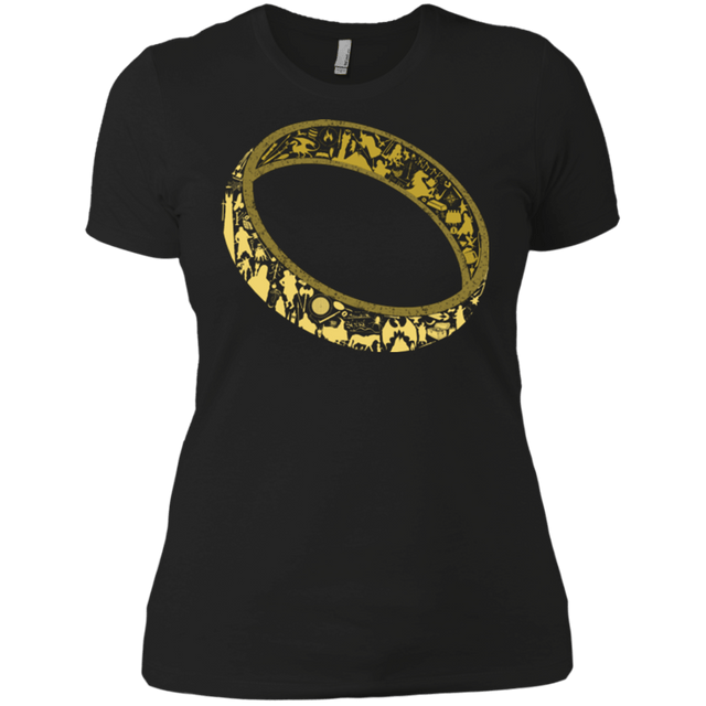 T-Shirts Black / X-Small One Ring Women's Premium T-Shirt