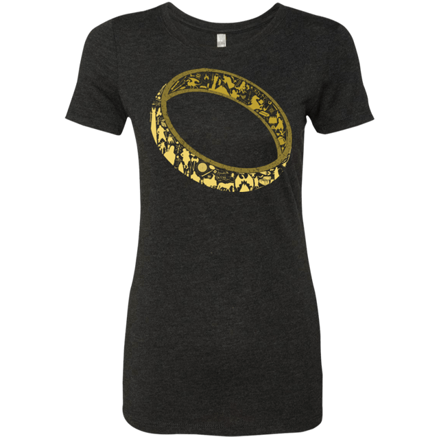 T-Shirts Vintage Black / Small One Ring Women's Triblend T-Shirt