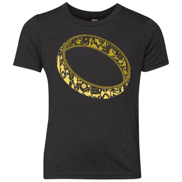 T-Shirts Vintage Black / YXS One Ring Youth Triblend T-Shirt