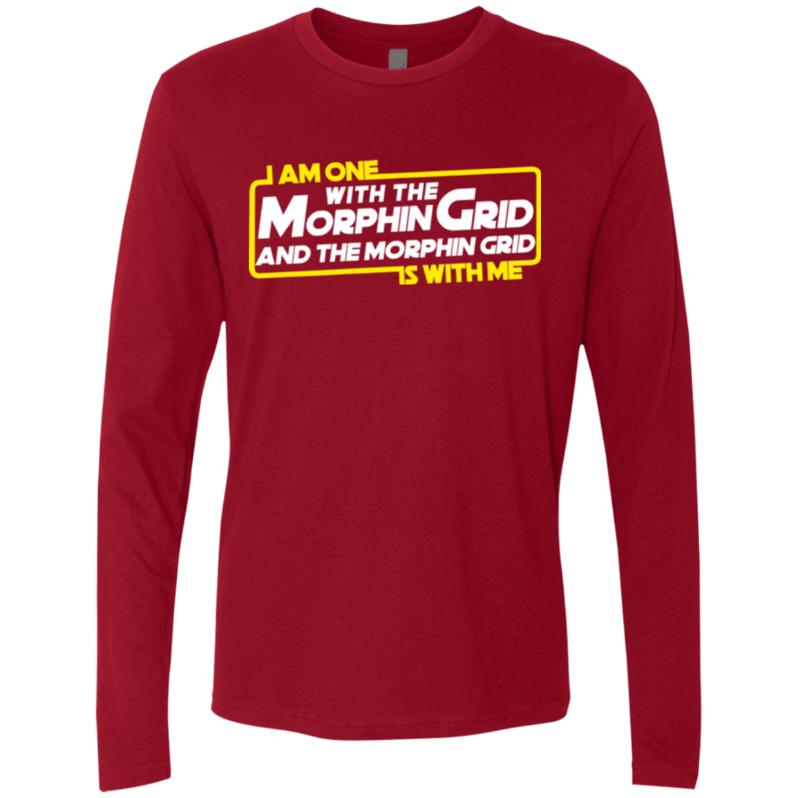T-Shirts Cardinal / Small One With The Men's Premium Long Sleeve