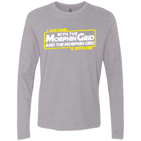 T-Shirts Heather Grey / Small One With The Men's Premium Long Sleeve