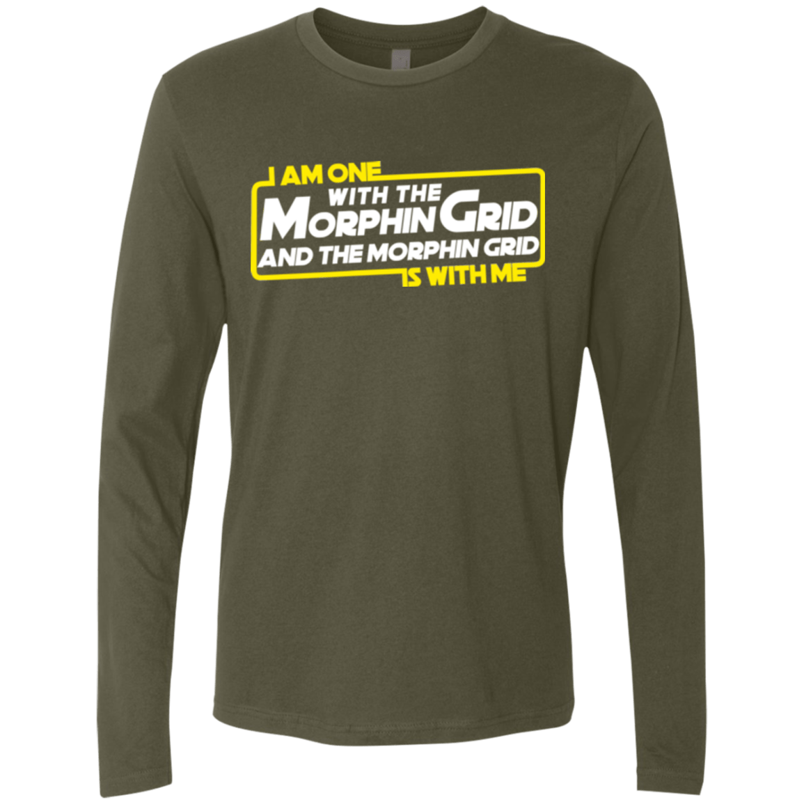T-Shirts Military Green / Small One With The Men's Premium Long Sleeve