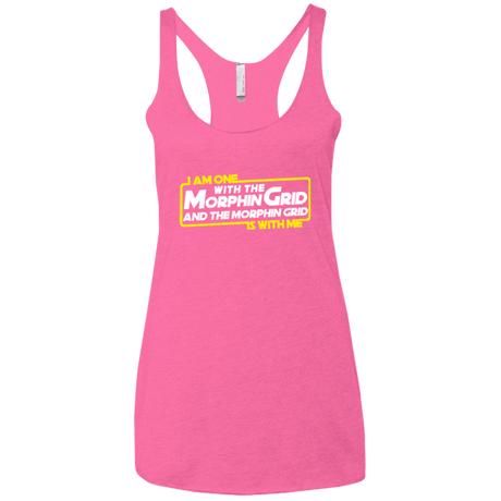 T-Shirts Vintage Pink / X-Small One With The Women's Triblend Racerback Tank
