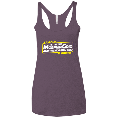 T-Shirts Vintage Purple / X-Small One With The Women's Triblend Racerback Tank