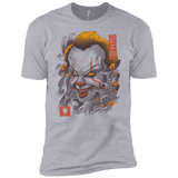 T-Shirts Heather Grey / YXS Oni Clown Mask Boys Premium T-Shirt