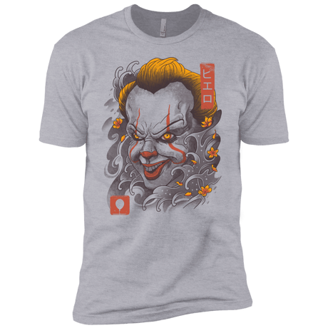 T-Shirts Heather Grey / YXS Oni Clown Mask Boys Premium T-Shirt