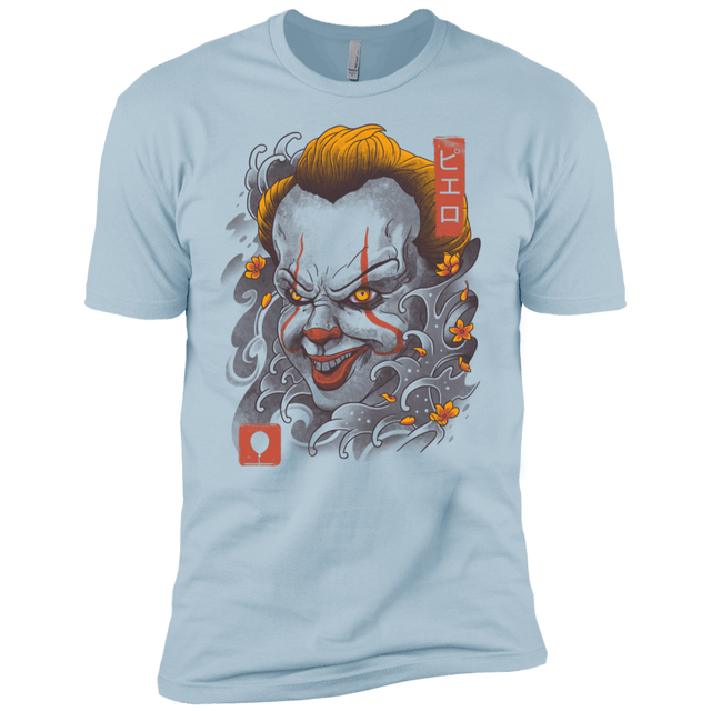 T-Shirts Light Blue / YXS Oni Clown Mask Boys Premium T-Shirt