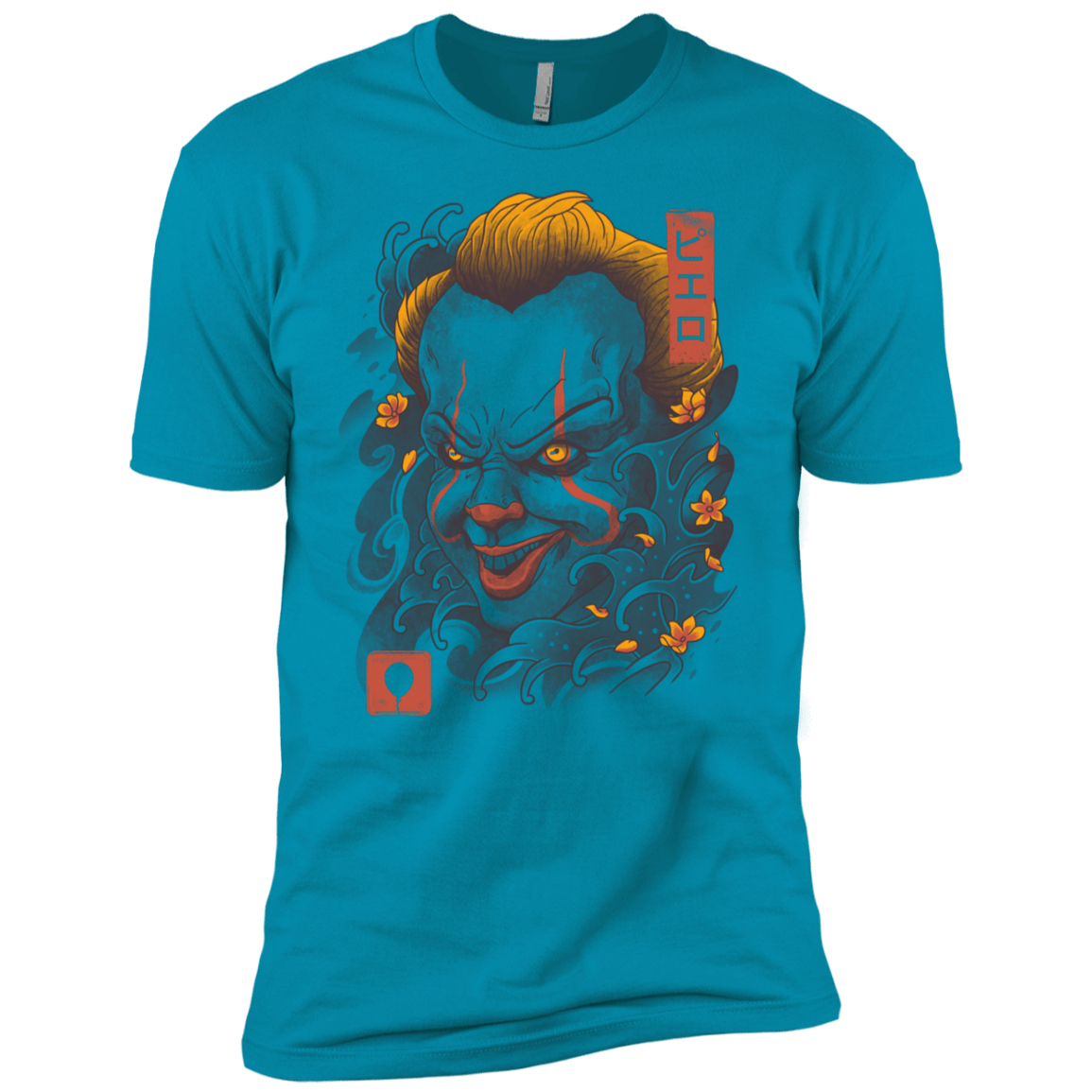 T-Shirts Turquoise / YXS Oni Clown Mask Boys Premium T-Shirt