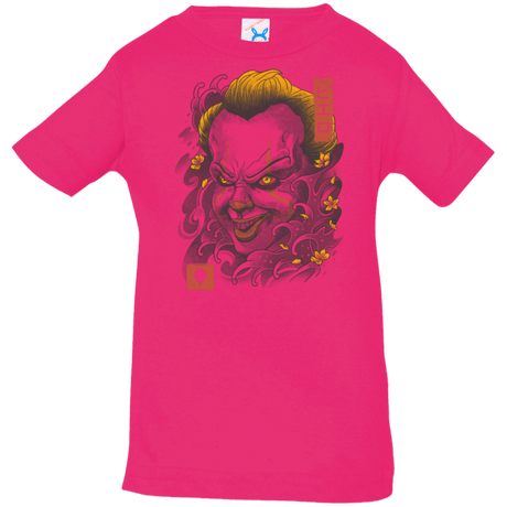 T-Shirts Hot Pink / 6 Months Oni Clown Mask Infant Premium T-Shirt