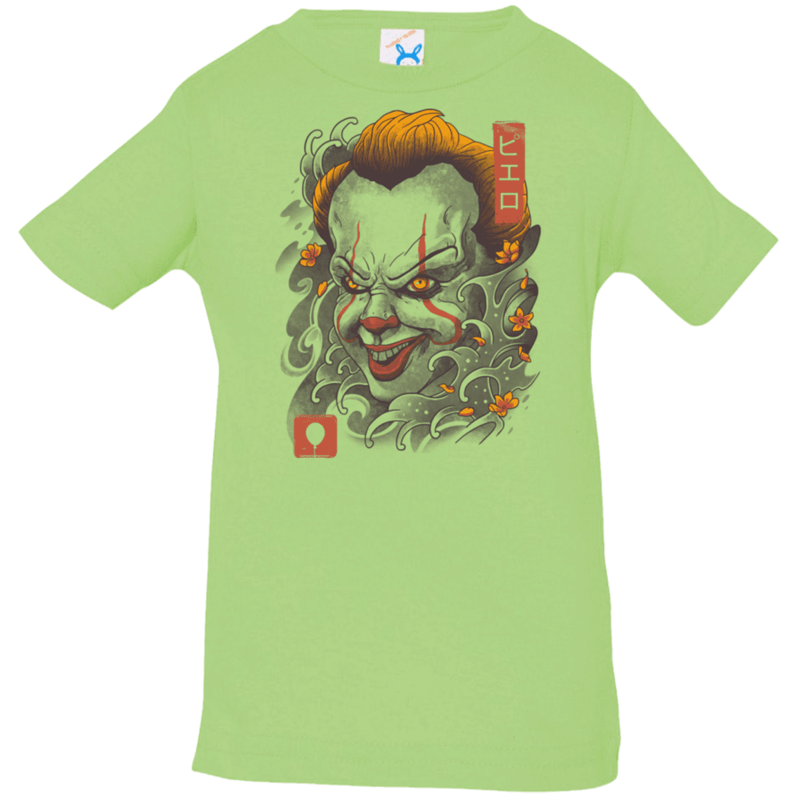 T-Shirts Key Lime / 6 Months Oni Clown Mask Infant Premium T-Shirt
