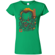 T-Shirts Irish Green / S Oni Clown Mask Junior Slimmer-Fit T-Shirt