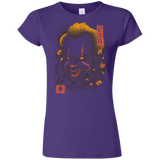 T-Shirts Purple / S Oni Clown Mask Junior Slimmer-Fit T-Shirt
