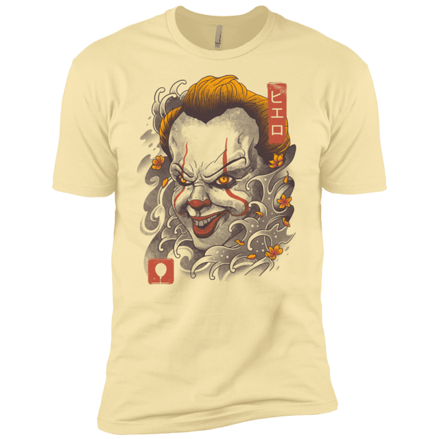 T-Shirts Banana Cream / X-Small Oni Clown Mask Men's Premium T-Shirt