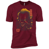 T-Shirts Cardinal / X-Small Oni Clown Mask Men's Premium T-Shirt