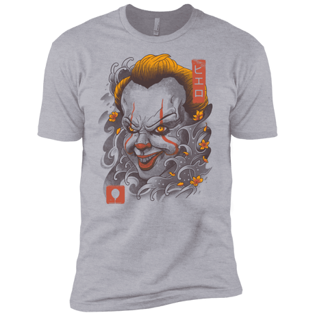 T-Shirts Heather Grey / X-Small Oni Clown Mask Men's Premium T-Shirt