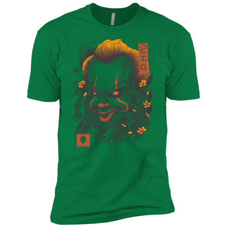 T-Shirts Kelly Green / X-Small Oni Clown Mask Men's Premium T-Shirt