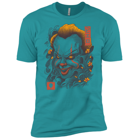 T-Shirts Tahiti Blue / X-Small Oni Clown Mask Men's Premium T-Shirt