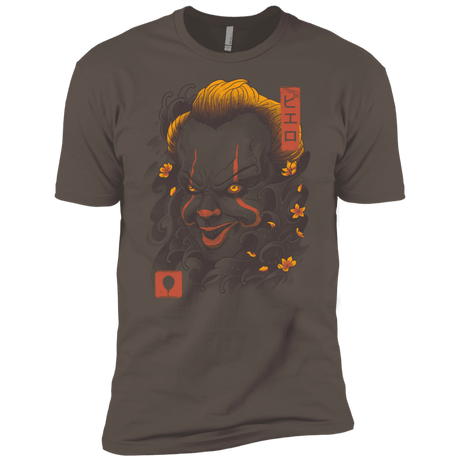 T-Shirts Warm Grey / X-Small Oni Clown Mask Men's Premium T-Shirt