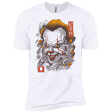 T-Shirts White / X-Small Oni Clown Mask Men's Premium T-Shirt
