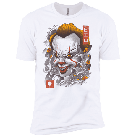 T-Shirts White / X-Small Oni Clown Mask Men's Premium T-Shirt