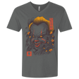 T-Shirts Heavy Metal / X-Small Oni Clown Mask Men's Premium V-Neck