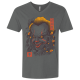 T-Shirts Heavy Metal / X-Small Oni Clown Mask Men's Premium V-Neck