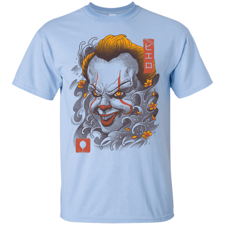 T-Shirts Light Blue / S Oni Clown Mask T-Shirt