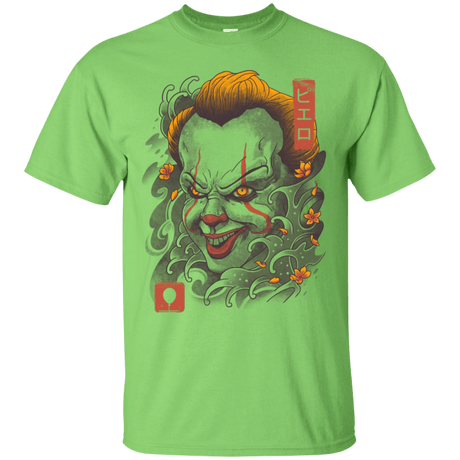 T-Shirts Lime / S Oni Clown Mask T-Shirt