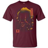 T-Shirts Maroon / S Oni Clown Mask T-Shirt
