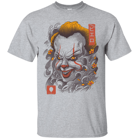 T-Shirts Sport Grey / S Oni Clown Mask T-Shirt