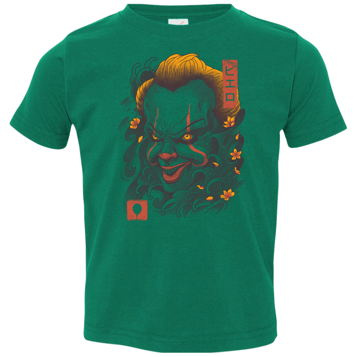 T-Shirts Kelly / 2T Oni Clown Mask Toddler Premium T-Shirt