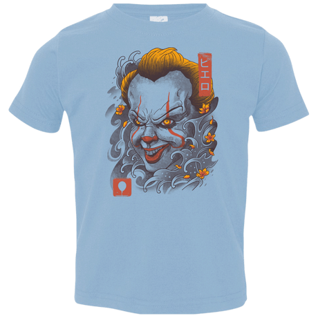 T-Shirts Light Blue / 2T Oni Clown Mask Toddler Premium T-Shirt