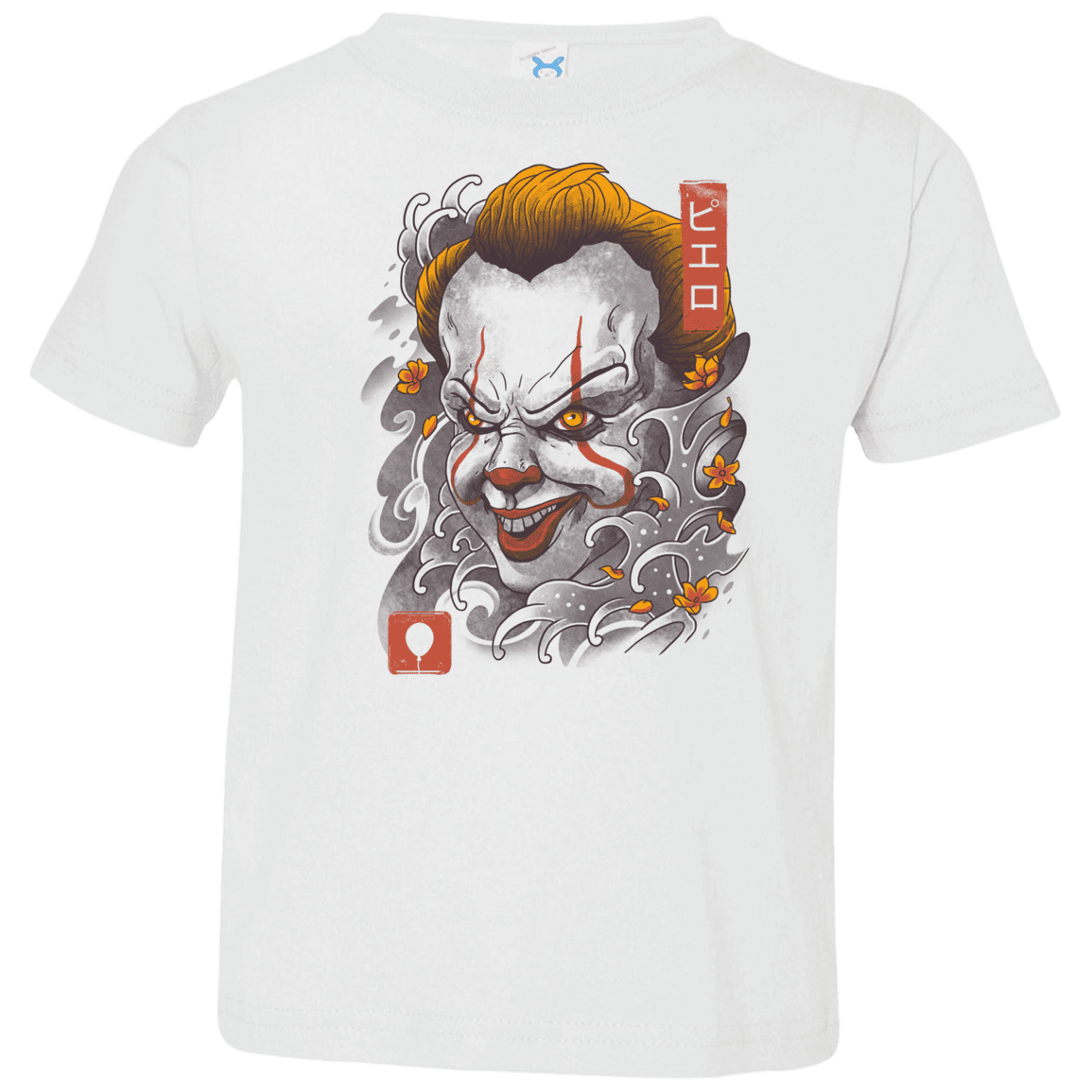 T-Shirts White / 2T Oni Clown Mask Toddler Premium T-Shirt