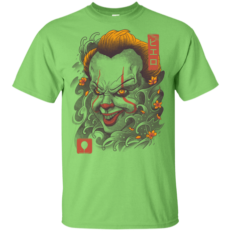 T-Shirts Lime / YXS Oni Clown Mask Youth T-Shirt