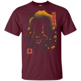 T-Shirts Maroon / YXS Oni Clown Mask Youth T-Shirt