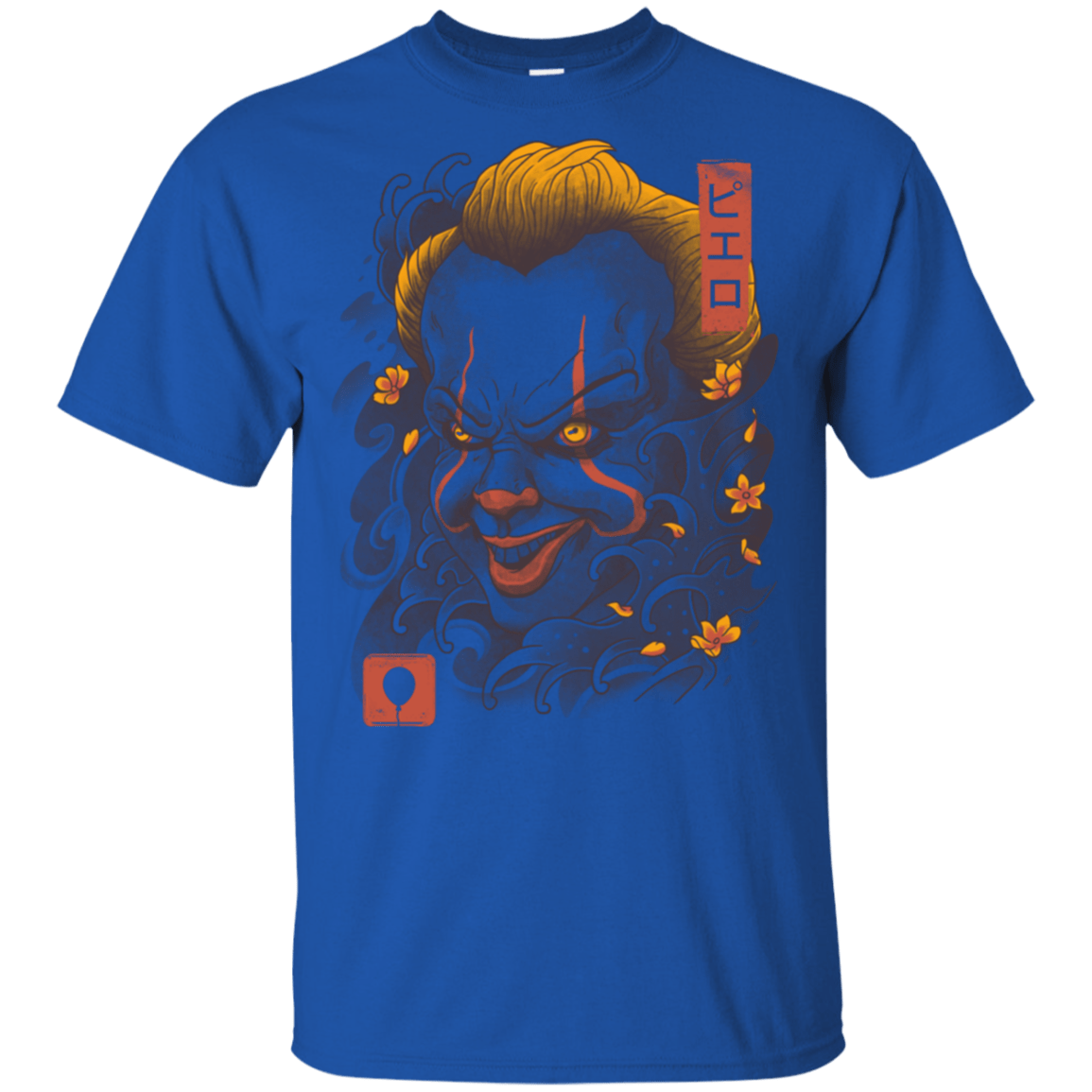 T-Shirts Royal / YXS Oni Clown Mask Youth T-Shirt