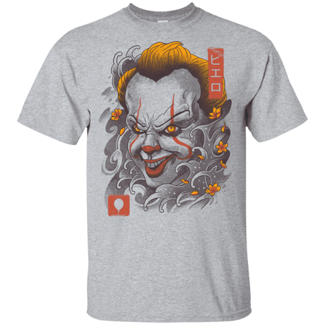 T-Shirts Sport Grey / YXS Oni Clown Mask Youth T-Shirt