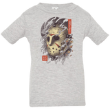 T-Shirts Heather Grey / 6 Months Oni Jason Mask Infant Premium T-Shirt