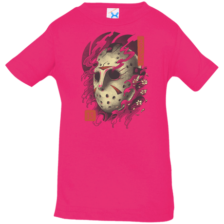 T-Shirts Hot Pink / 6 Months Oni Jason Mask Infant Premium T-Shirt