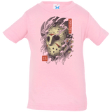T-Shirts Pink / 6 Months Oni Jason Mask Infant Premium T-Shirt