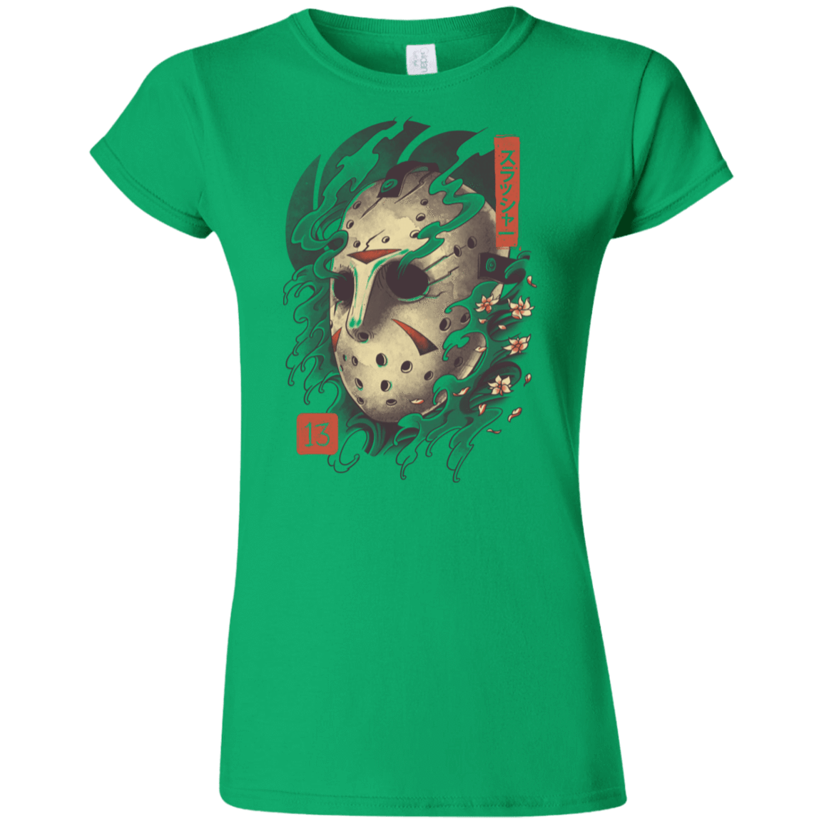 T-Shirts Irish Green / S Oni Jason Mask Junior Slimmer-Fit T-Shirt