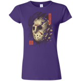 T-Shirts Purple / S Oni Jason Mask Junior Slimmer-Fit T-Shirt