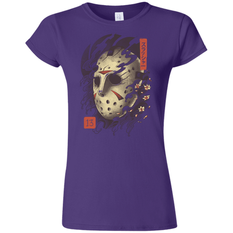 T-Shirts Purple / S Oni Jason Mask Junior Slimmer-Fit T-Shirt